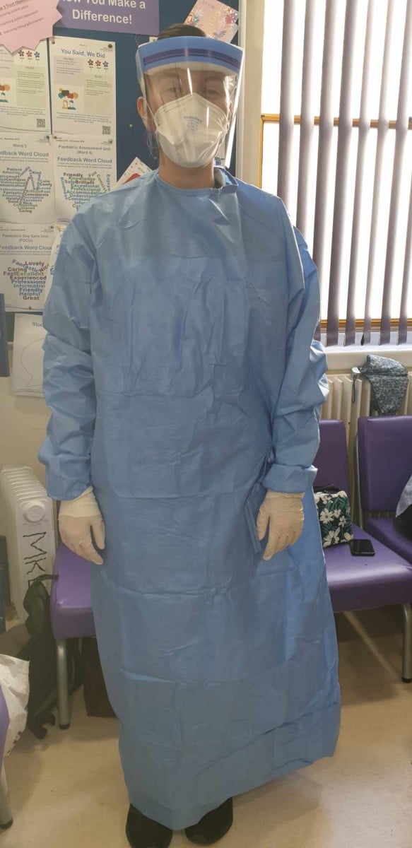 Medical professional in PPE