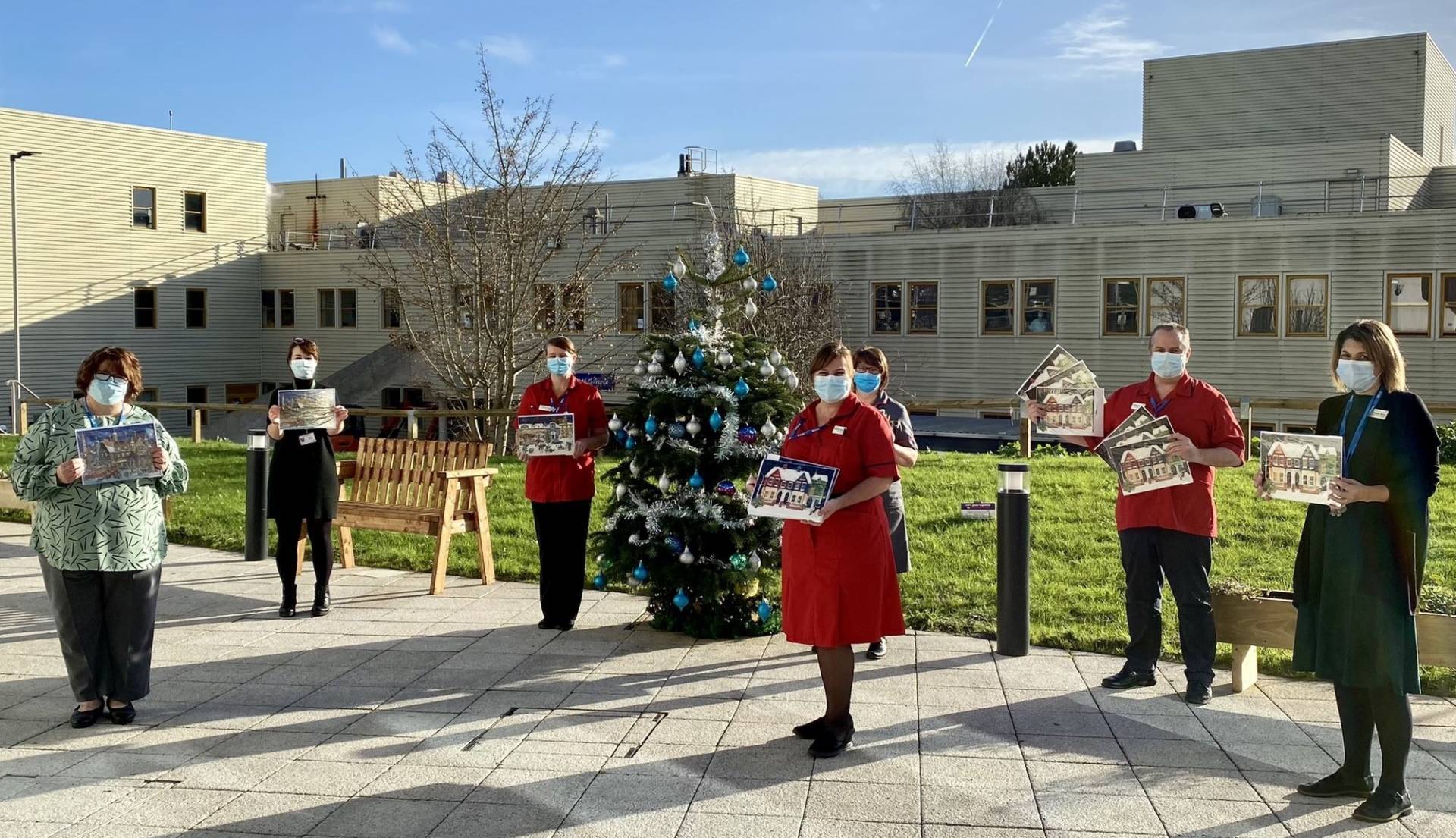 Advent calendars delivered to patients Milton Keynes University Hospital