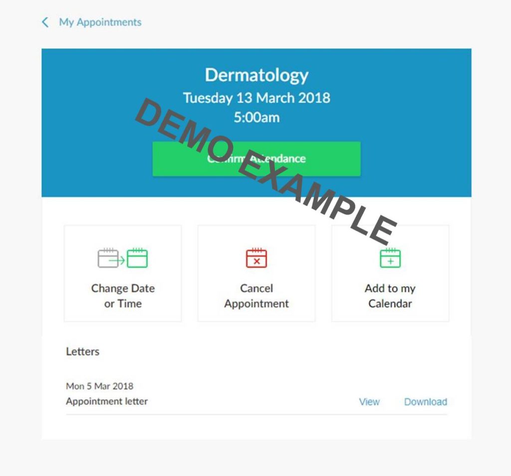 MyCARE demo
