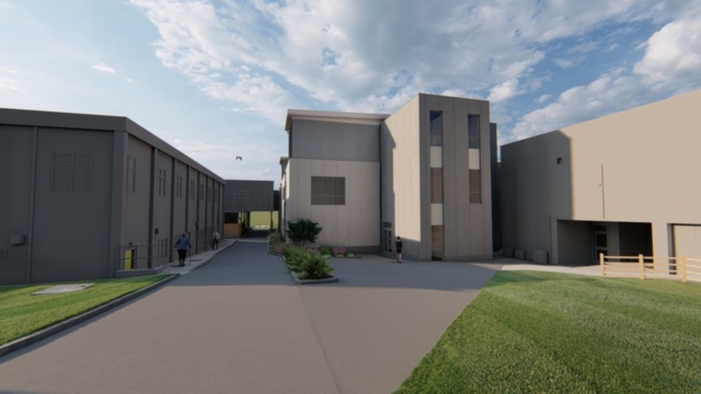 Artist impression of the new Imaging Centre at MKUH
