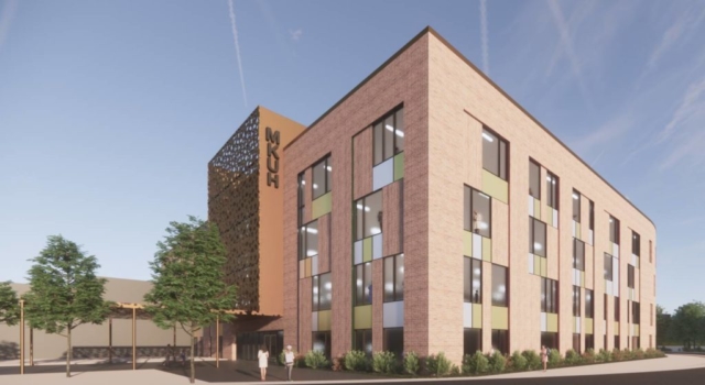 Artist impression of the new Women's and Children's Hospital at MKUH