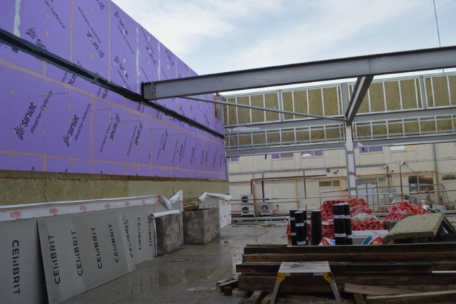 Work is underway to construct the interior of our new Maple Centre