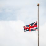 union flag at half mast