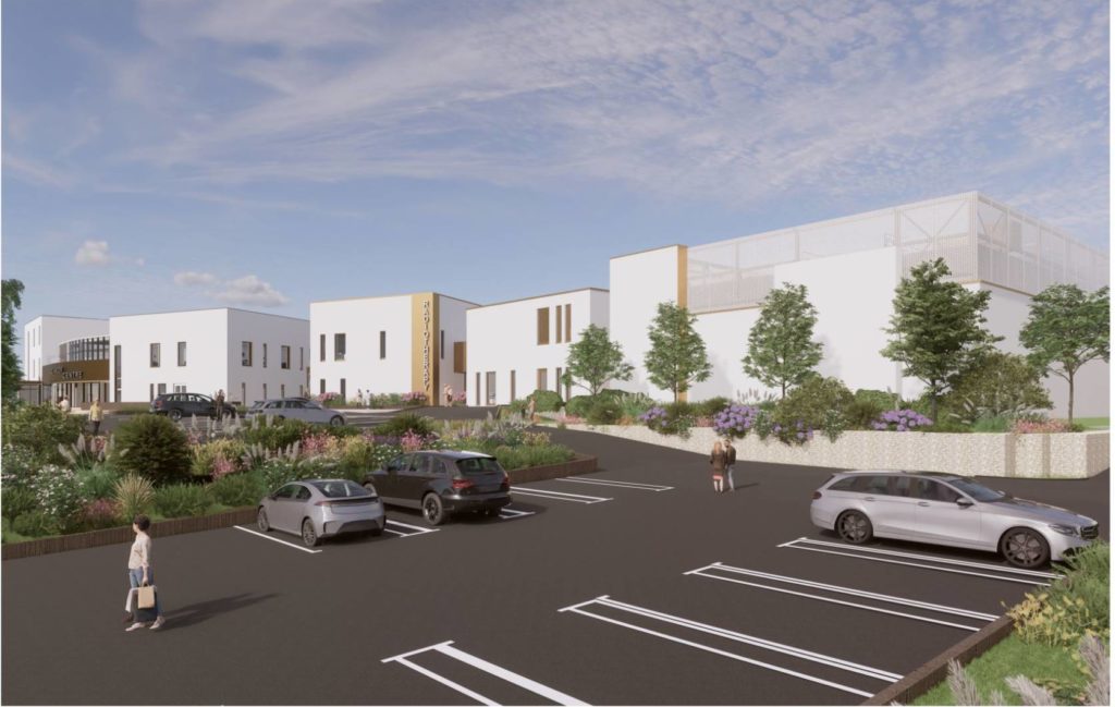 Architect's impression of the new Radiotherapy Centre