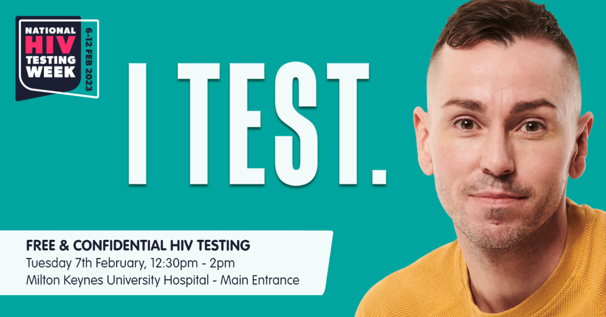 Hiv testing week 2023 milton keynes university hospital