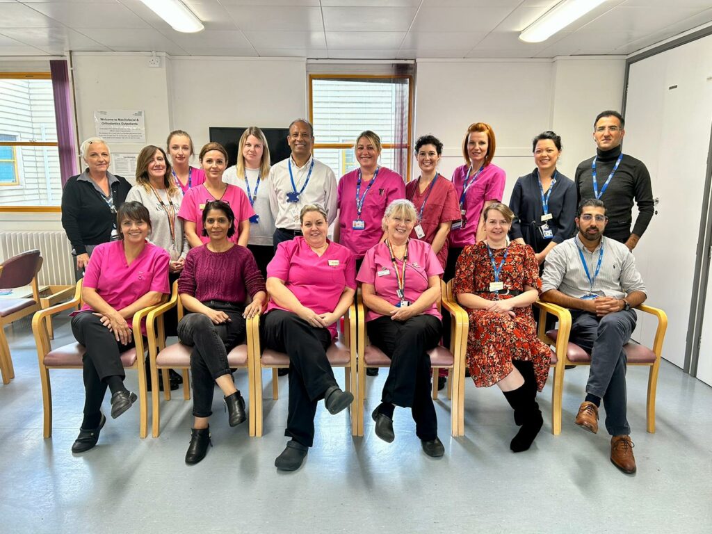 The Maxillofacial and Orthodontic team in Outpatients 
